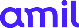 Logo da Amil no site Grupo FLM Plano de Saúde